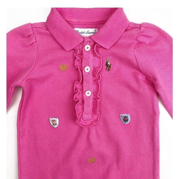 Ralph Lauren Embroidered One Piece Romper 3M - Picture 4 of 4